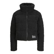 JJXX Jxısa Teddy Puffer Jacket Otw Kadın Siyah Mont