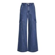 JJXX JXTOKYO Asha Wide Hw Jeans Yk DNM Koyu Mavi Denim Kadın Jeans