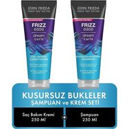 John Frieda 2x250 ml Kusursuz Bukleler İçin Saç Bakım Kremi ve Şampuan