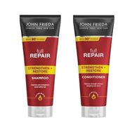 John Frieda Güçlendirci ve Onarıcı Şampuan 250 ml + 250 ml Saç Bakım Kremi