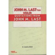 JOHN M. LAST'TAN QUOTATIONS FROM JOHN M. LAST - ÇAĞATAY GÜLER