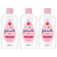 Johnson's Baby 300 ml Nemlendirici Pembe 3'lü Bebek Yağı Seti