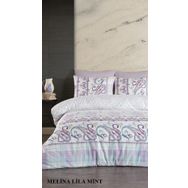 Jolly Home 4 Mevsim Çift Kişilik Kapitoneli Melina Lila Mint Nevresim Takımı