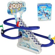 Jolly Pilli Çılgın Merdivenli Kayan Penguenler