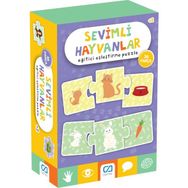 Jooy's Game Sevimli Hayvanlar Eğitici 36 Parça Eğitici Eşleştirme Puzzle