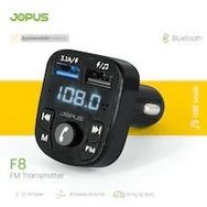 Jopus F8 Siyah FM Modülatör Bluetoothlu