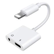 Jopus iPhone 3.5 mm ve Lightning Beyaz Şarj ve Kulaklık Dönüştürücü