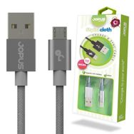 Jopus Micro JO-DK3 1.2 mt Stylish Cloth Füme Data Kablosu
