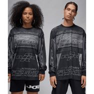 Jordan FV7239-010 Siyah MVP Printed Long-Sleeve Top Erkek T-Shirt