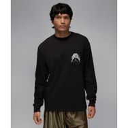 Jordan HV4567-010 Siyah Brooklyn Realtree Long-Sleeve Pocket Crew Neck Erkek Sweatshirt