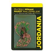 Jordania 1:100 Ölçek Ağaç 8 cm Yeşil Pembe Maket