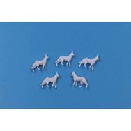 Jordania H04100 5'li 1/100 Maket Köpek Figürü