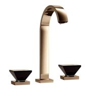 Jörger Empire Royal Crystal 3 Delikli Altın/Siyah Lavabo Bataryası