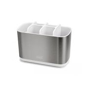 Joseph Joseph 70531 Paslanmaz Çelik Beyaz Easystore Steel Büyük Diş Fırçalık