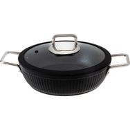 Jumbo 26 cm Dublin Black Basık Tencere
