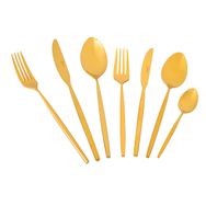 Jumbo 5900 Infinity 12 Kişilik 84 Parça Titanyum Gold Çatal Kaşık Bıçak Takımı