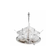 Jumbo Alula Standlı 3'lü 16.5x16.5x18.5 cm Baharat Seti