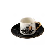 Jumbo Bosphorus 2li 2 Adet 115 ml Beyaz Kahve Fincanı
