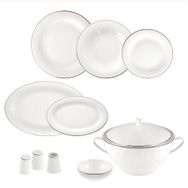Jumbo Bright Platin 12 Kişilik 60 Parça Yemek Takımı