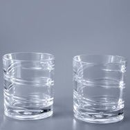 Jumbo Glory 2x250 ml Çizgili Viski Bardağı