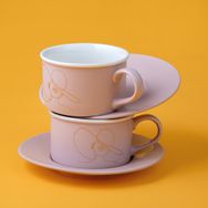 Jumbo Joy Pembe Çay Fincan Takımı