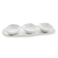 Jumbo Maris Melamin 21.7x21.4x4.3 cm Bej Çukur Tabak