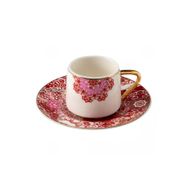 Jumbo Red Lace 2 Kişilik Kahve Fincan Takımı