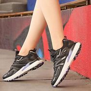 Jump 20425 Siyah Mor Kadın Spor Ayakkabı