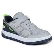 Jump 28128 Açık Gri Lacivert Yeşil Unisex Çocuk Spor Ayakkabı