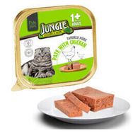 Jungle 100 gr Ezme Pate Tavuklu Yetişkin Kedi Konservesi
