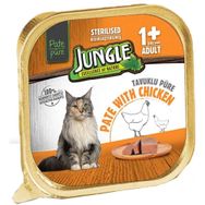 Jungle 100 gr Tavuklu Poşet Yavru Kedi Maması