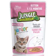 Jungle Gravy Tavuklu 100 gr Yavru Kedi Konservesi