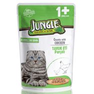 Jungle Pouch Gravy Soslu Tavuklu 100 gr Konserve Kedi Maması