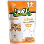 Jungle Pouch Jöleli Tavuklu 100 gr Kısırlaştırılmış Kedi Konservesi
