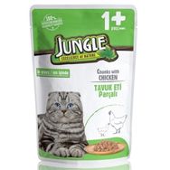 Jungle Pouch Kedi Tavuklu 100 gr Yetişkin Yaş Mama