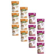 Jungle Pouch Kısırlaştırılmış Gravy Soslu Karışık Paket Tavuklu Biftekli 12x100 gr Yaş Kedi Maması