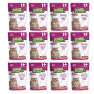 Jungle Pouch Sığır Eti Parçalı Kısırlaştırılmış 12x100 gr Kedi Konservesi
