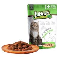Jungle Pouch Tavuklu 22 Adet Jelli 1 Yaş Kedi Yaş Maması