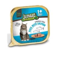 Jungle Somonlu Ezme 6x100 gr Yetişkin Kedi Konservesi