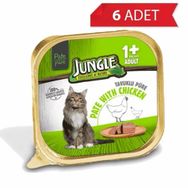 Jungle Tavuklu Ezme 6x100 gr Yetişkin Kedi Konservesi
