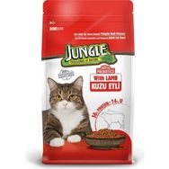 Jungle Yetişkin Kuzulu 500 gr 8 Adet Kedi Maması