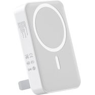 Juo 10000 mAh MagSafe Beyaz Powerbank Standlı PD20W Taşınabilir Kablosuz Hızlı Şarj Cihazı