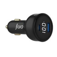 Juo 100W Type-C + USB-A Led Ekranlı iPhone Android Notebook Araç İçi Şarj Cihazı