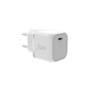 Juo 20W GaN USB-C iPhone ve iPad ve Android Uyumlu PD QC4.0 Type-C Beyaz Hızlı Şarj Cihazı