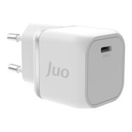 Juo 20W GaN USB-C iPhone ve iPad ve Android Uyumlu PD QC4.0 Type-C Beyaz Hızlı Şarj Cihazı