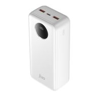 Juo 30.000 mAh 22.5W Beyaz Dijital Led Ekranlı Taşınabilir Hızlı Şarj Cihazı Powerbank