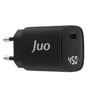 Juo GAN 45W Type-C iPad Android Notebook Uyumlu PD Led Ekranlı Şarj Aleti
