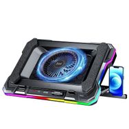 Juo Yeti 2200RPM RGB Işıklı Led Display Gaming Laptop Notebook Soğutucu Standı