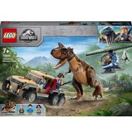 Jurassic World Carnotaurus Dinozor Takibi 76941 240 Parça Dinazor Seven Çocuklar İçin Yaratıcı Oyuncak Yapım Seti