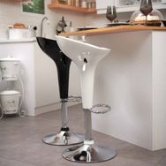 Just Home Lara Beyaz Bar Sandalyesi
